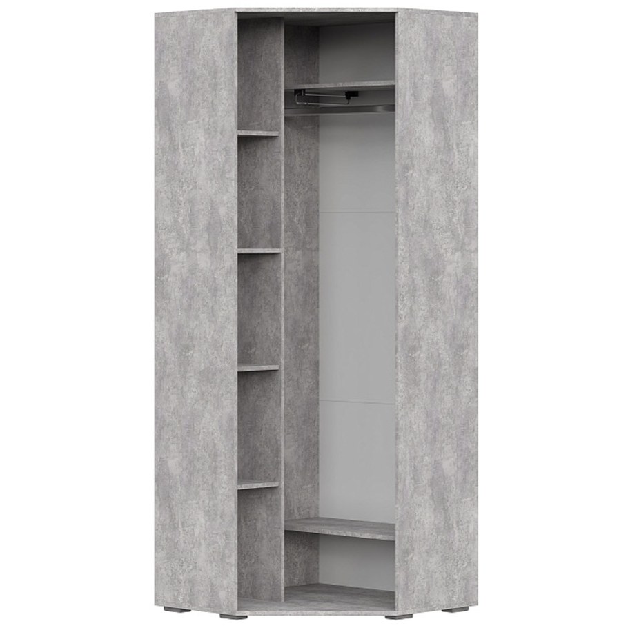 Шкаф 2х створчатый грей