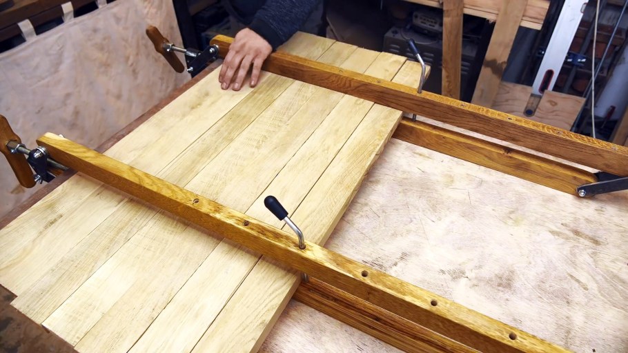 Струбцина для мебельного щита