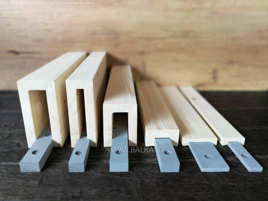 Балки баффели из МДФ