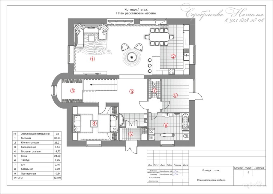 Планировка комнаты