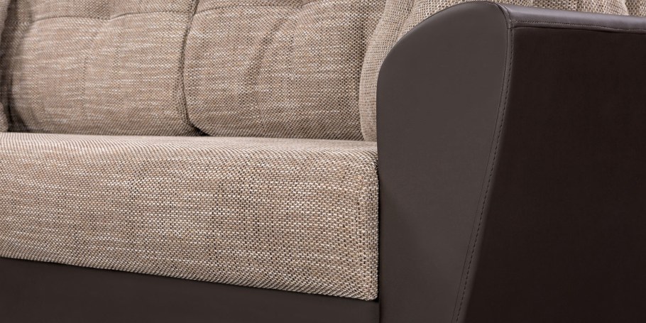 Диван обивка рогожка коричневая