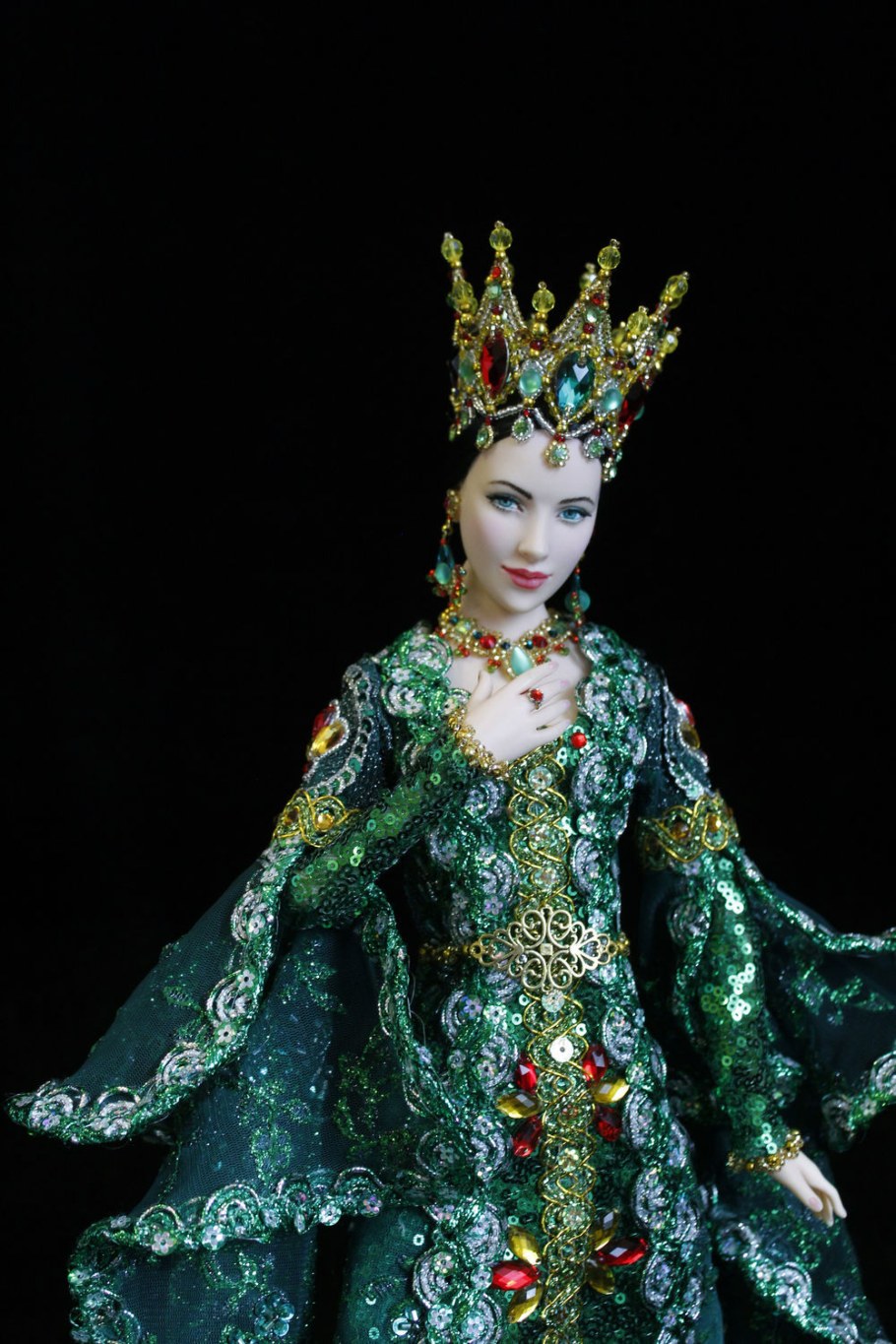 Хозяйка медной горы авторская кукла