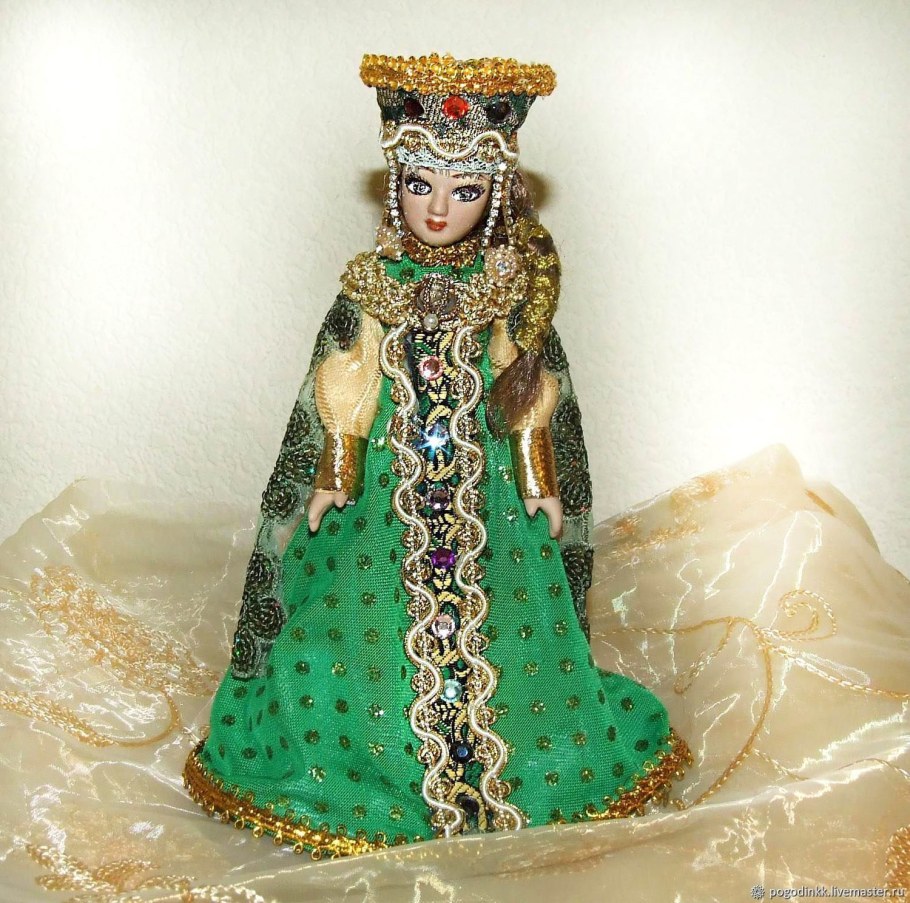 Хозяйка медной горы кукла керамическая