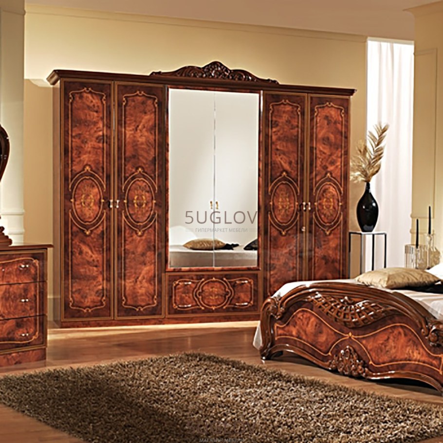 Спальня Ольга диа мебель орех