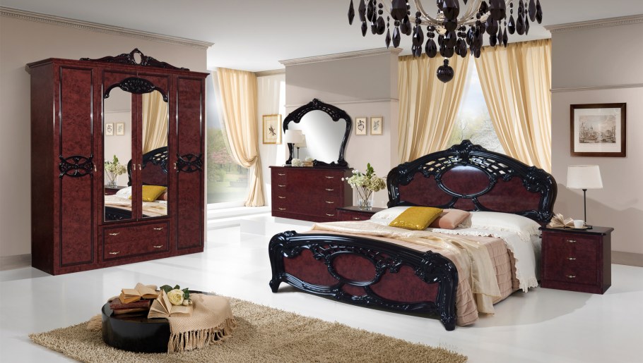 Спальный гарнитур роза бежевый фабрика Интердизайн