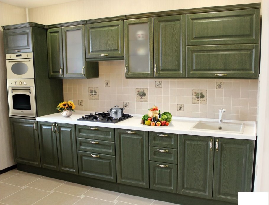 Кухни встроенные угловые