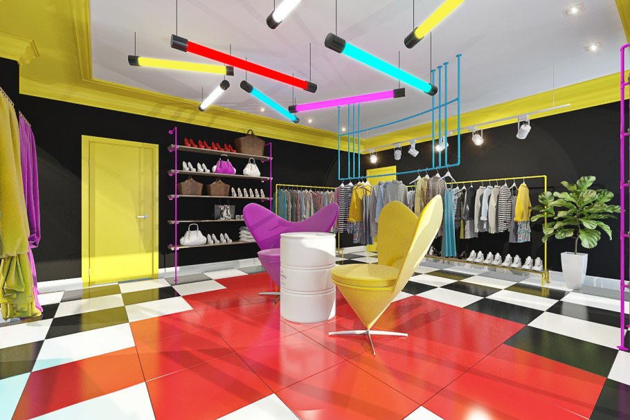 Необычные магазины одежды