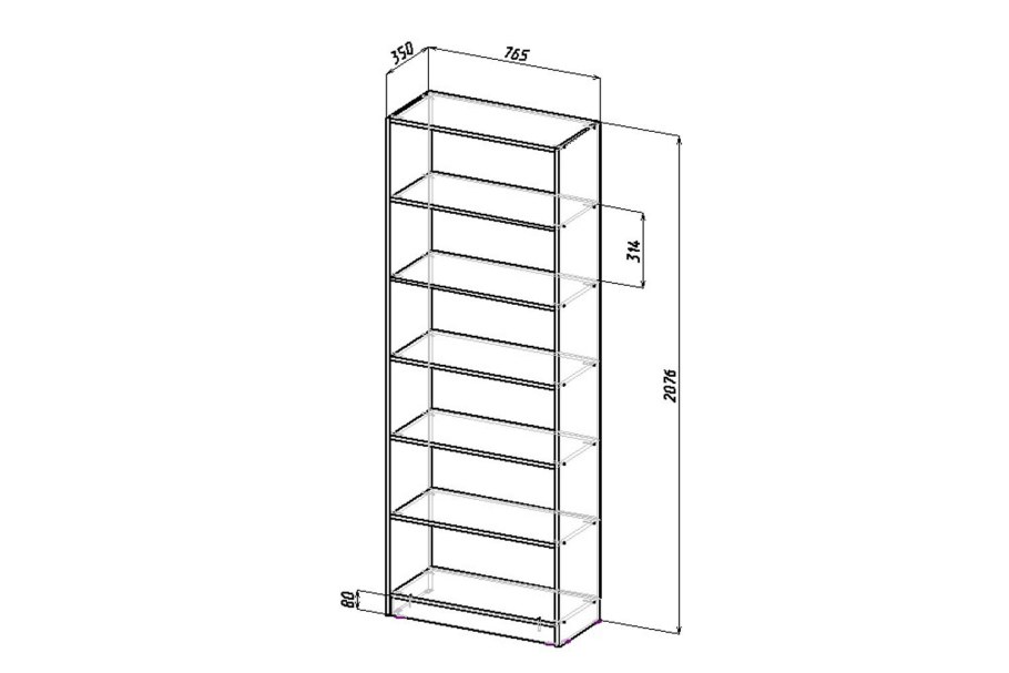 Стеллаж Либерти-5