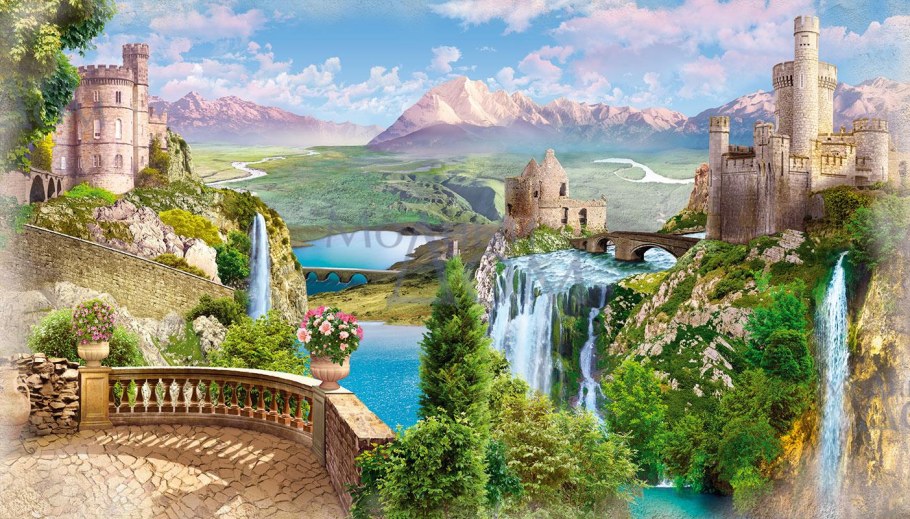 Фрески Апплико горы