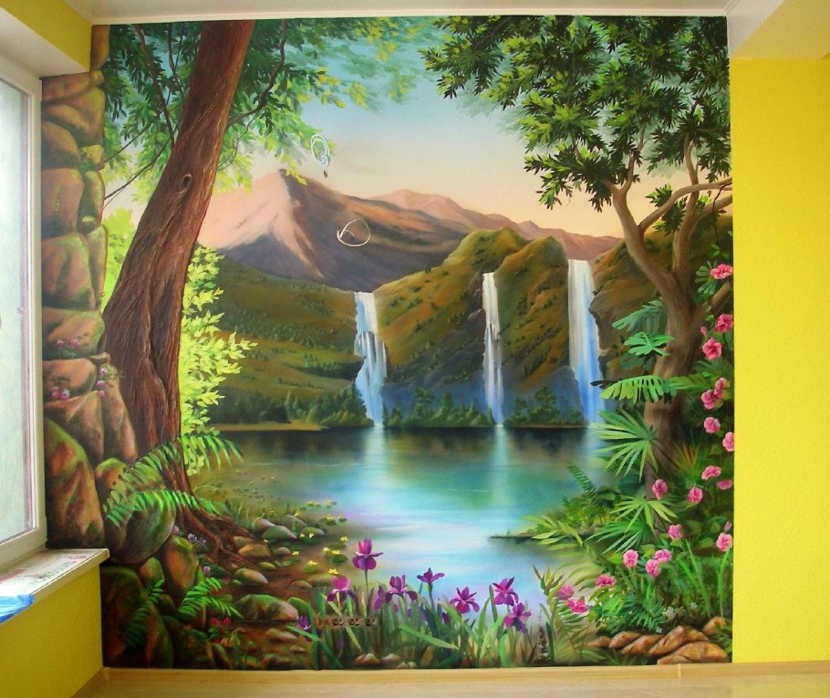 Фрески Апплико горы