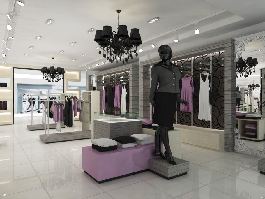 Красивый магазин одежды