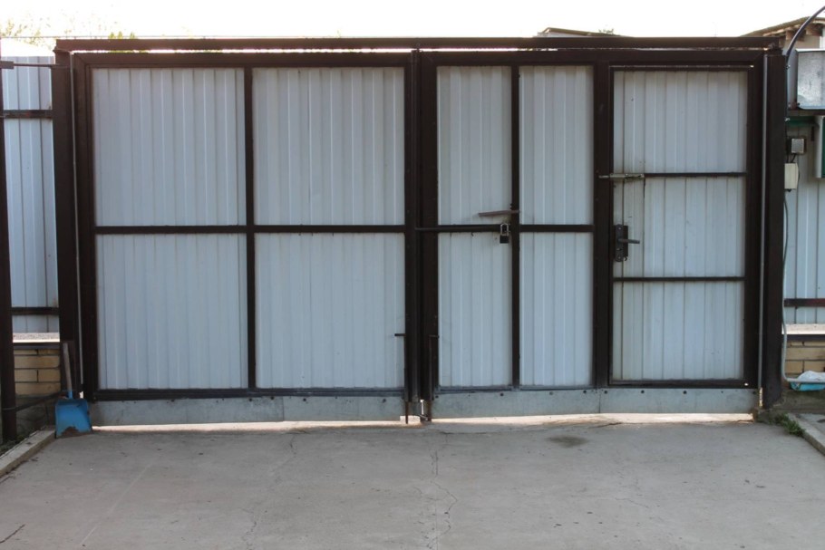 Ворота из профильной трубы 40х20 3м