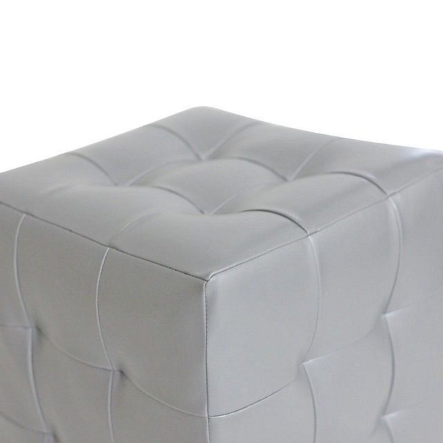 Комод Прага кожзам бежевый/ткань бежевая