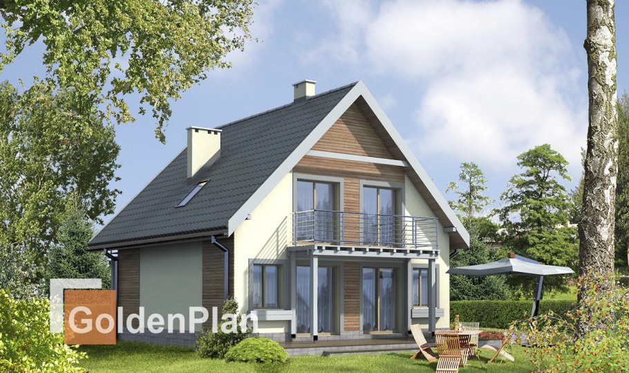 Красивые дома с двухскатной крышей