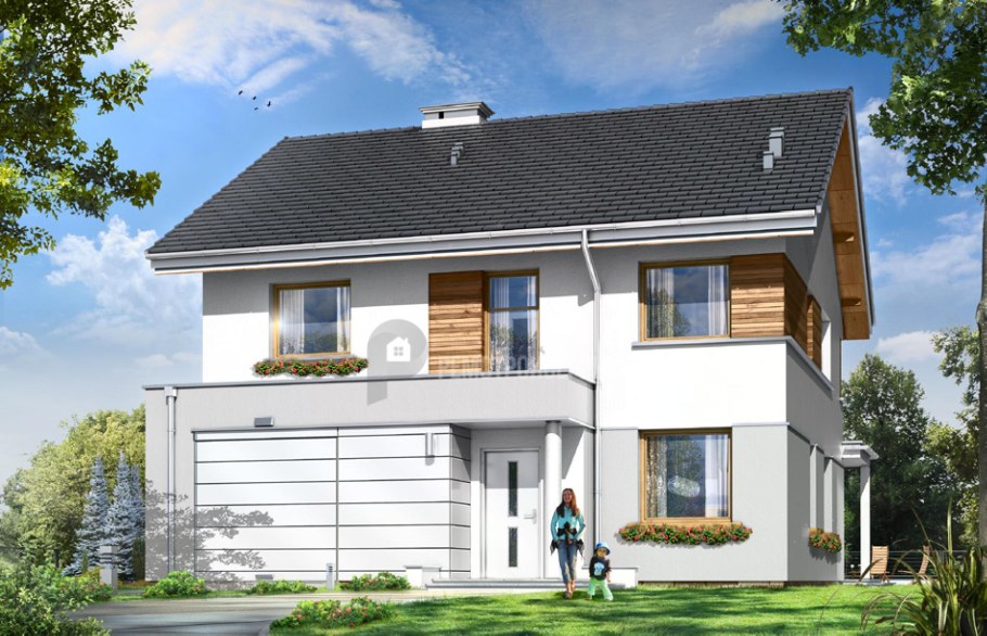 Дома с двускатной крышей