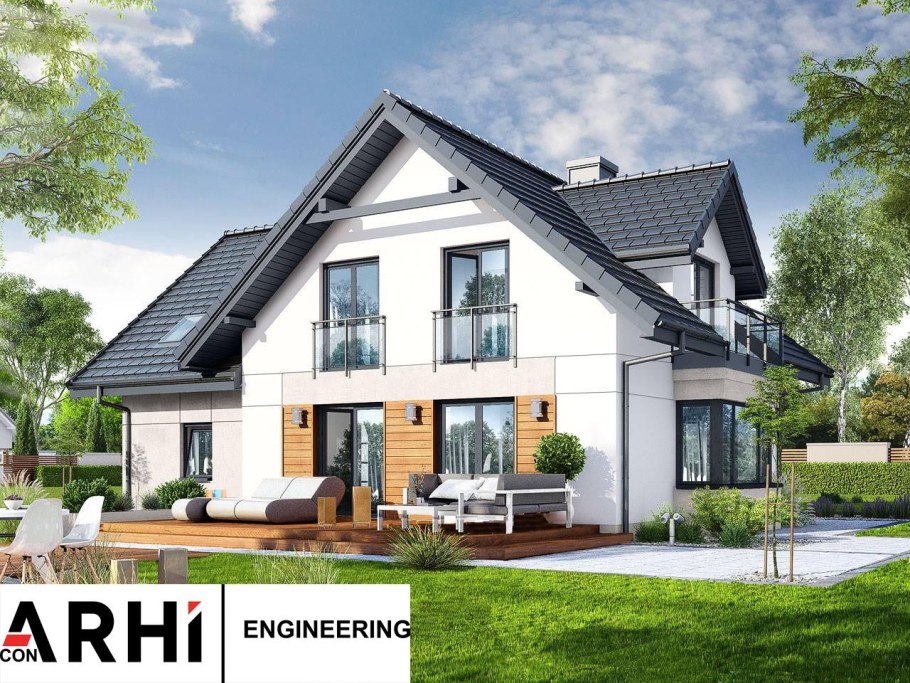 Дома с двускатной крышей