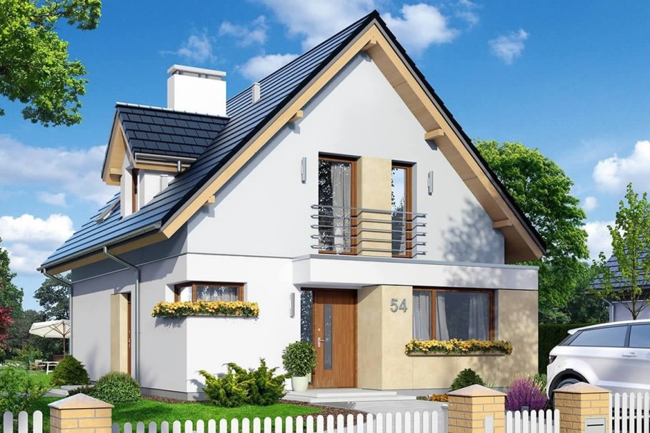 Проекты домов из пеноблоков с гаражом