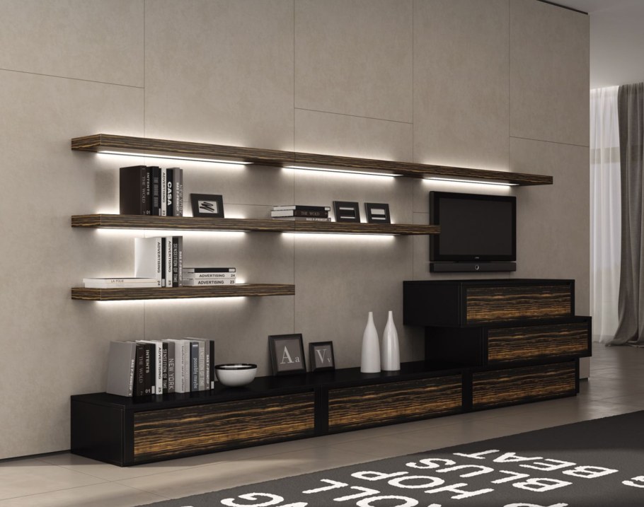 Полки в гостиную