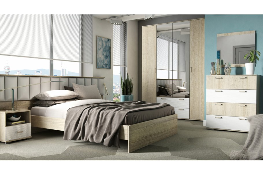 Кровать сонома Альбина Бетти