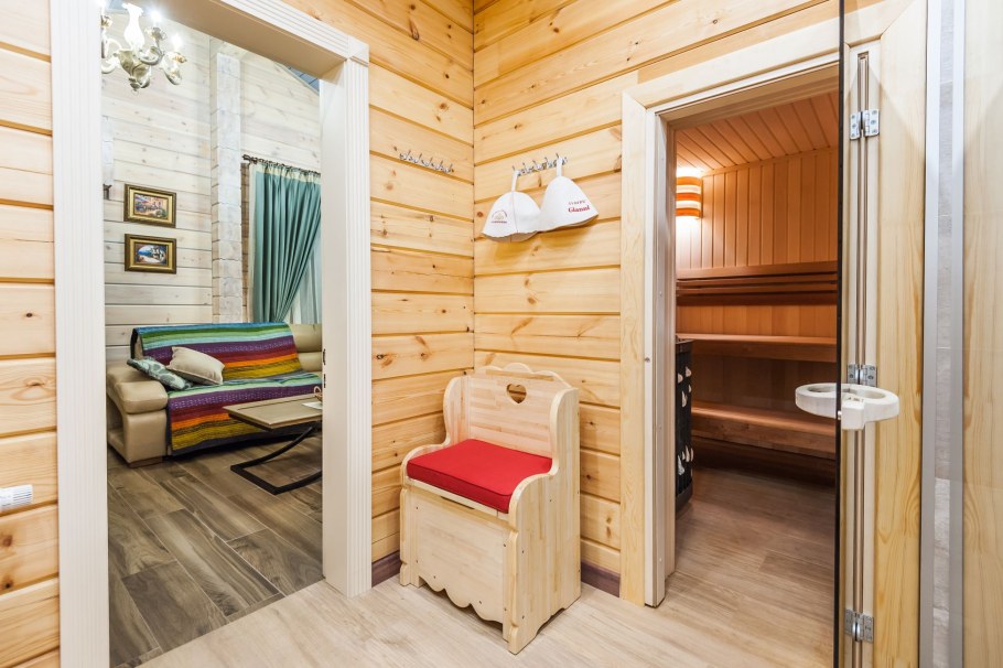 Душевая в деревянном доме