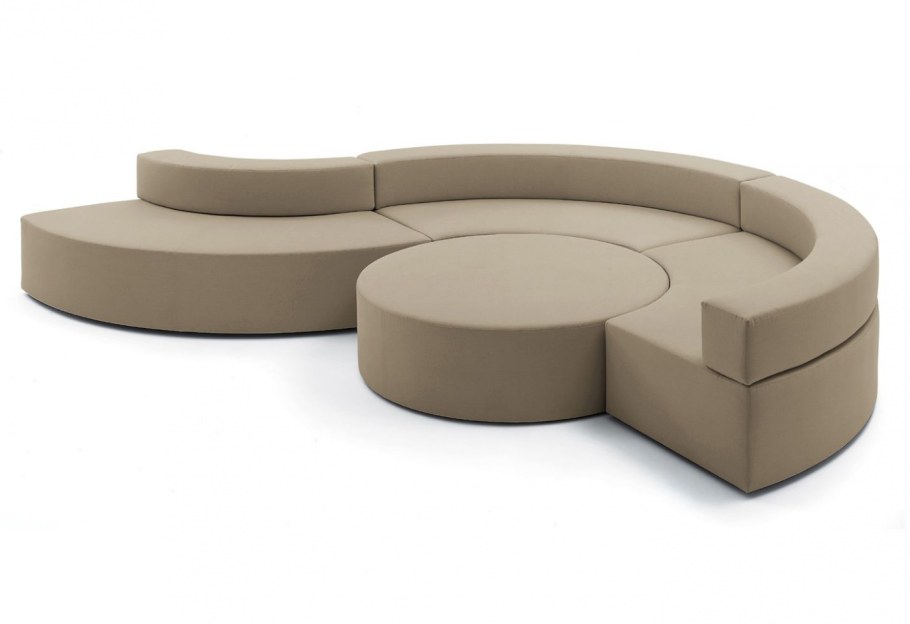 Круглый модульный диван