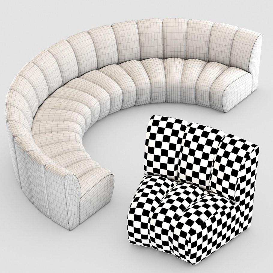 Диван Sofa 3d