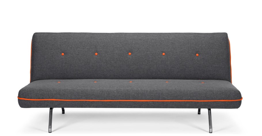 Диван на хромированных ножках раскладной