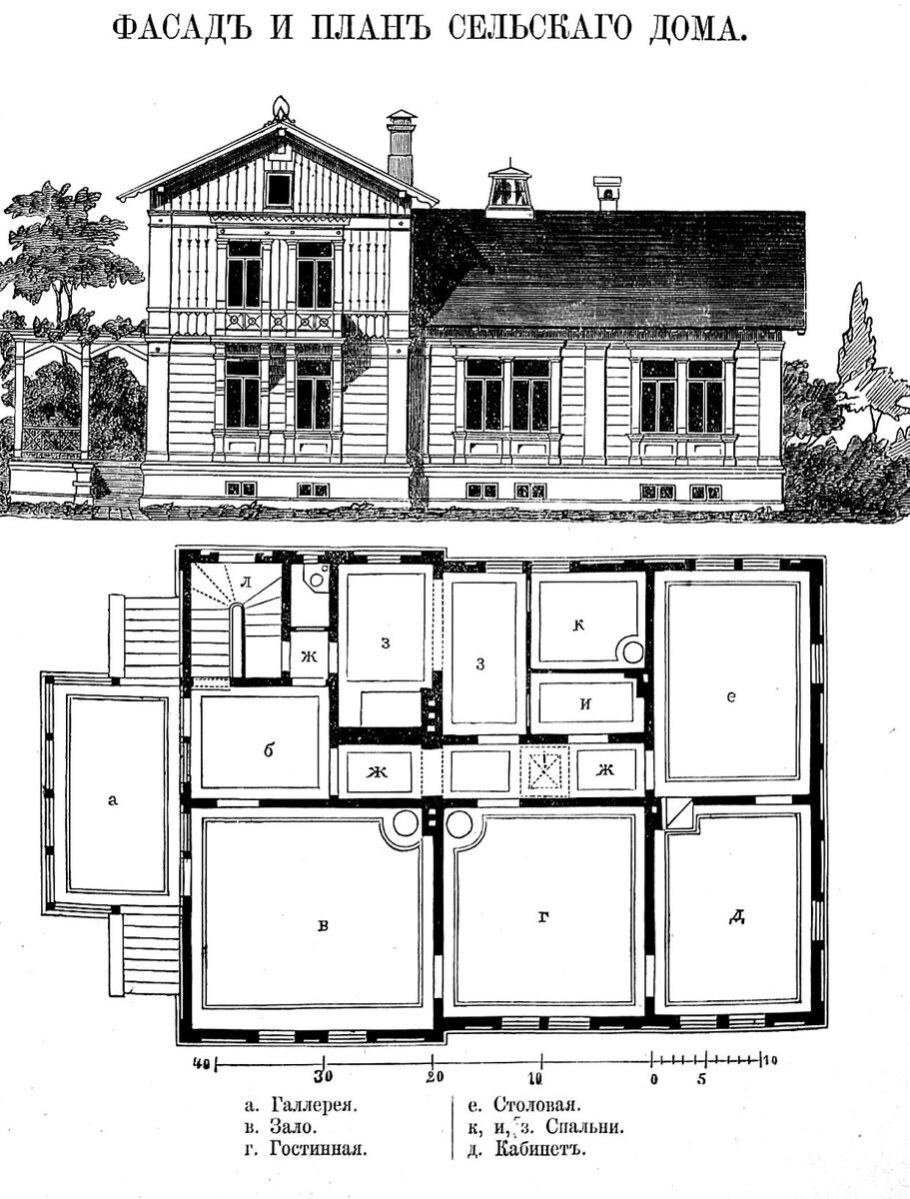 Григорий Судейкин альбом проектов дачи особняки 1913 год