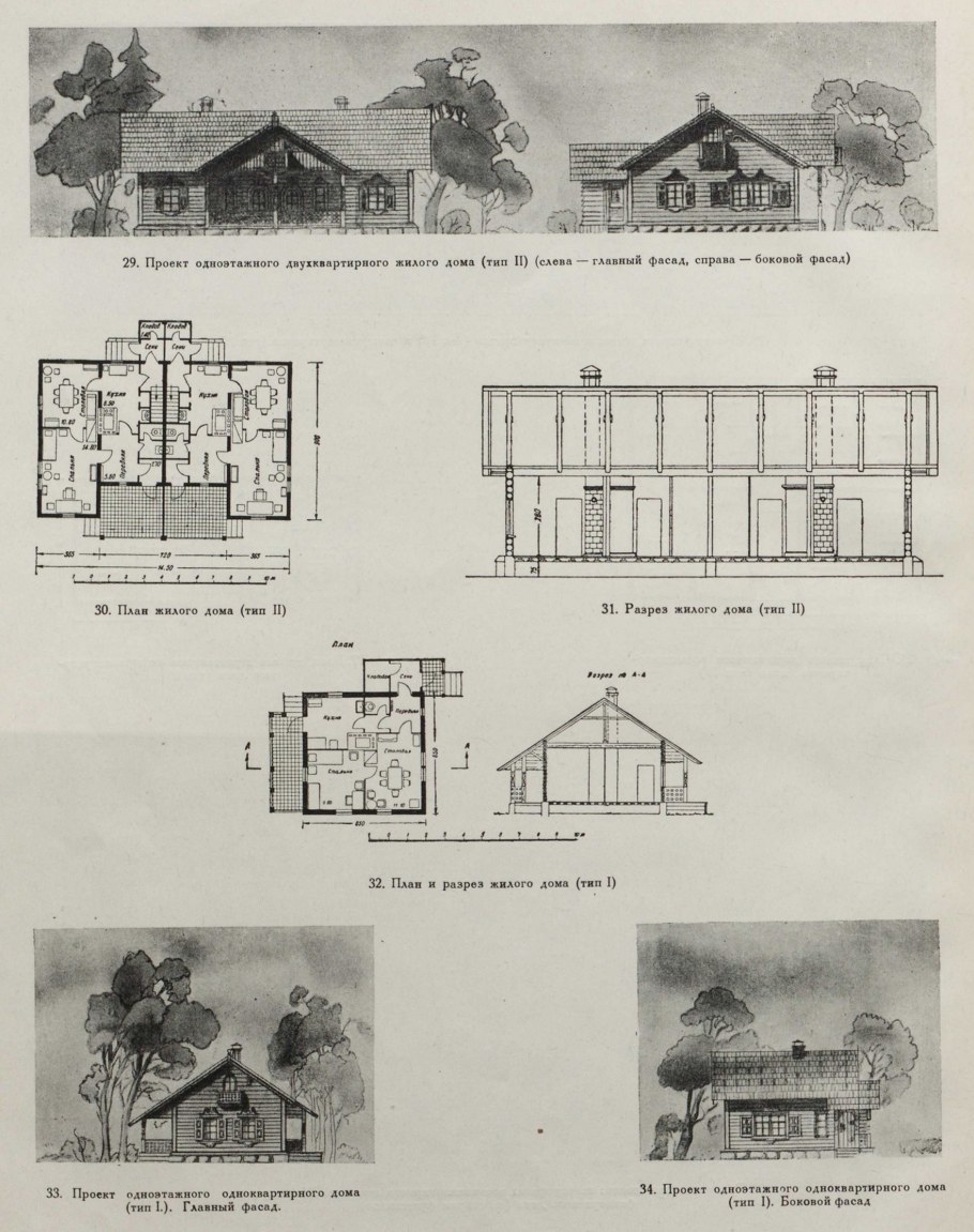 Одноквартирные жилые дома