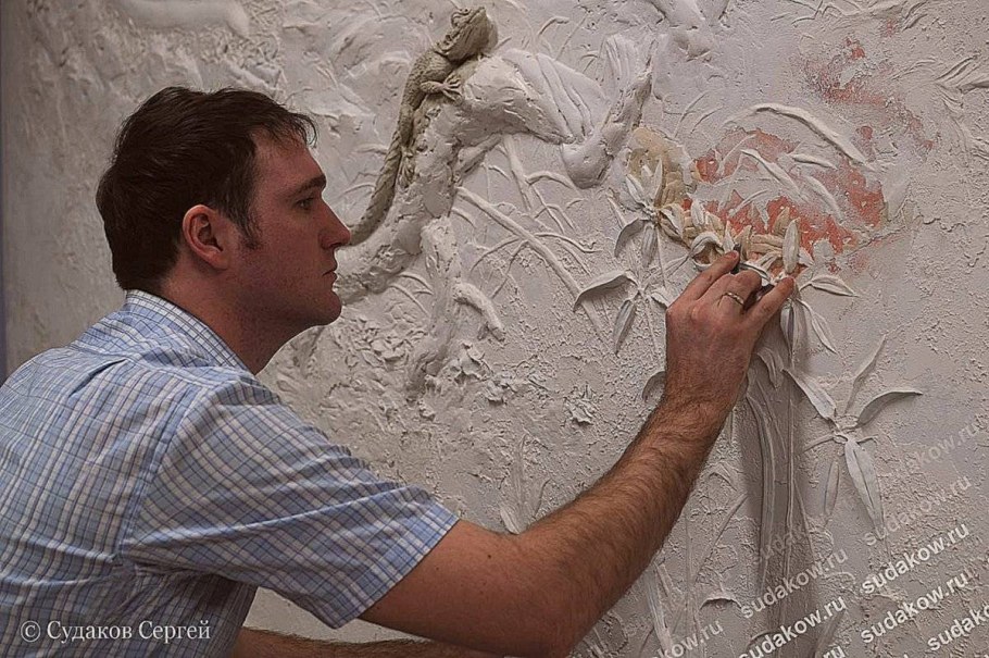 Лепнина на стене мастер класс
