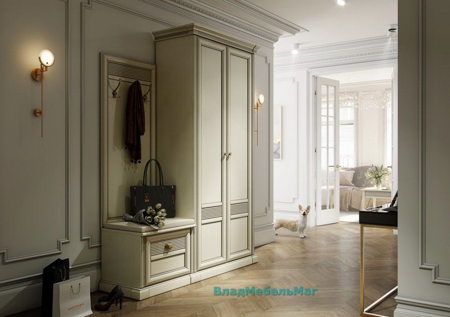 Прихожая Прованс белый интерьер