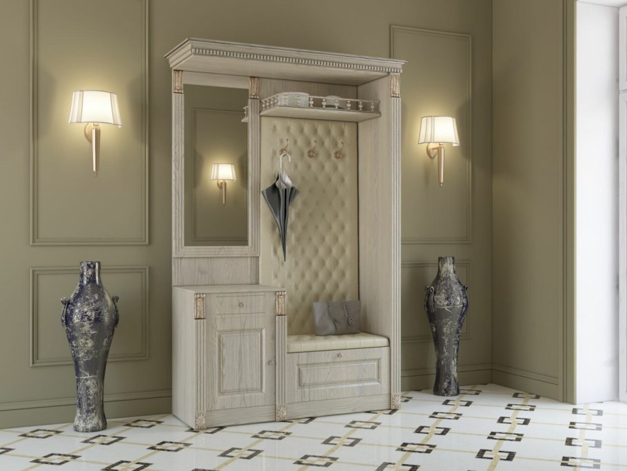 Гостиная Кантри Ангстрем серый камень