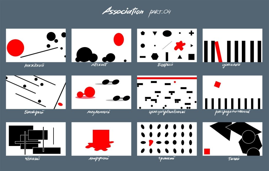 Сгущение элементов в композиции