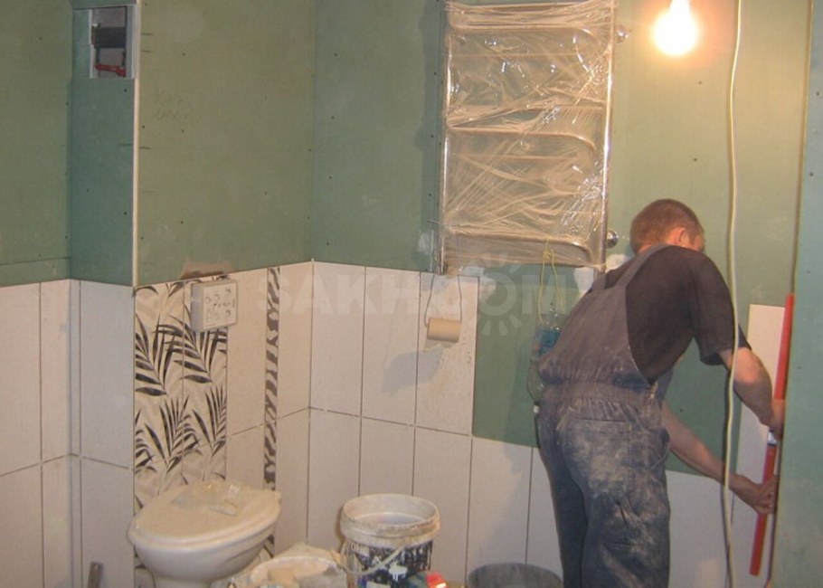 Санузел без отделки