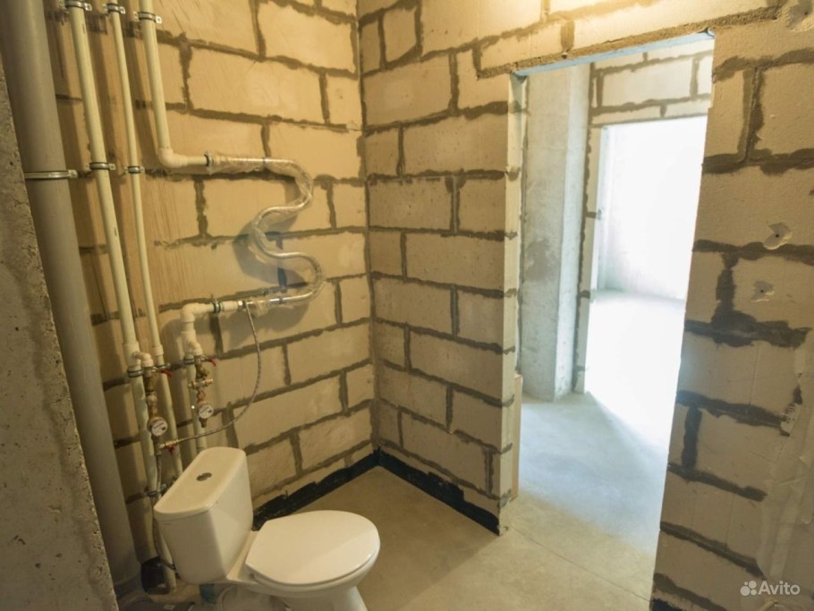 Санузел черновая отделка