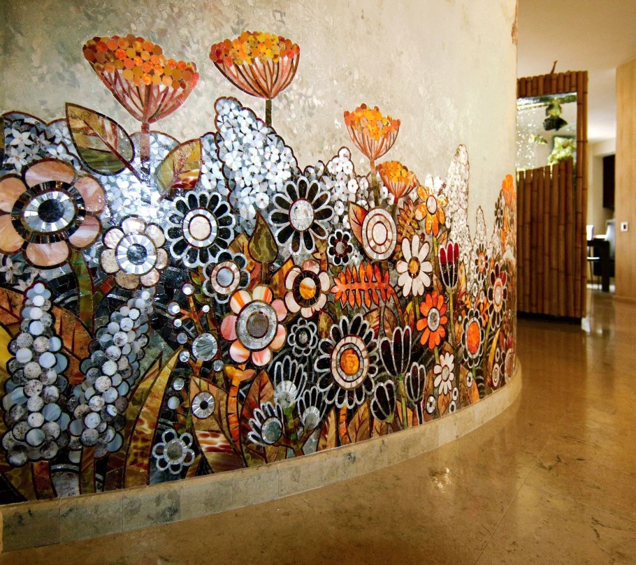 Смальтовая мозаика в интерьере