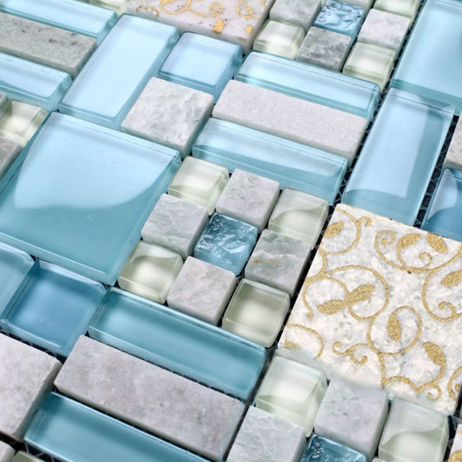 Мозйка Crystal Glas Mosaico Tile Sheet Wall