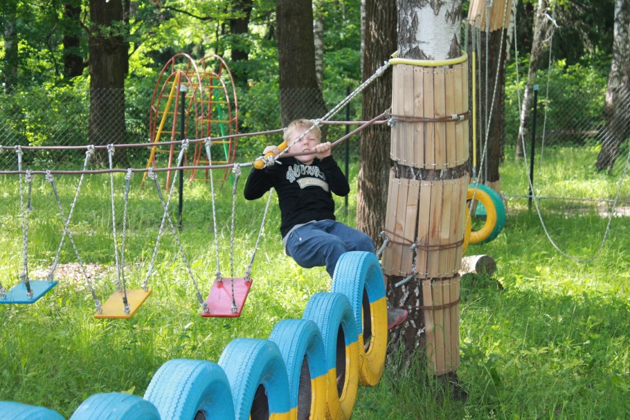 Веревочный городок для малышей