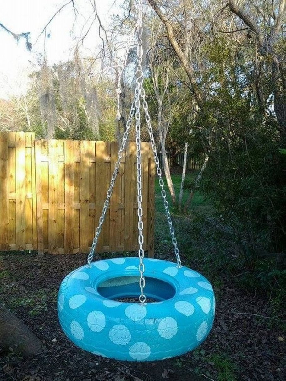 Самодельные качели для детей