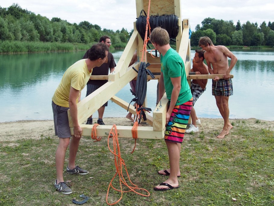 Аттракцион катапульта для людей