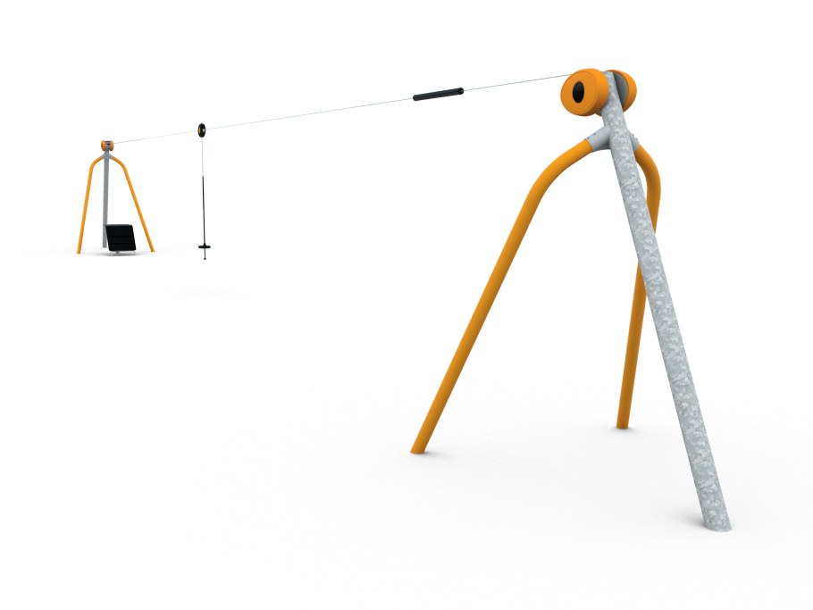 Канатная дорога тарзанка