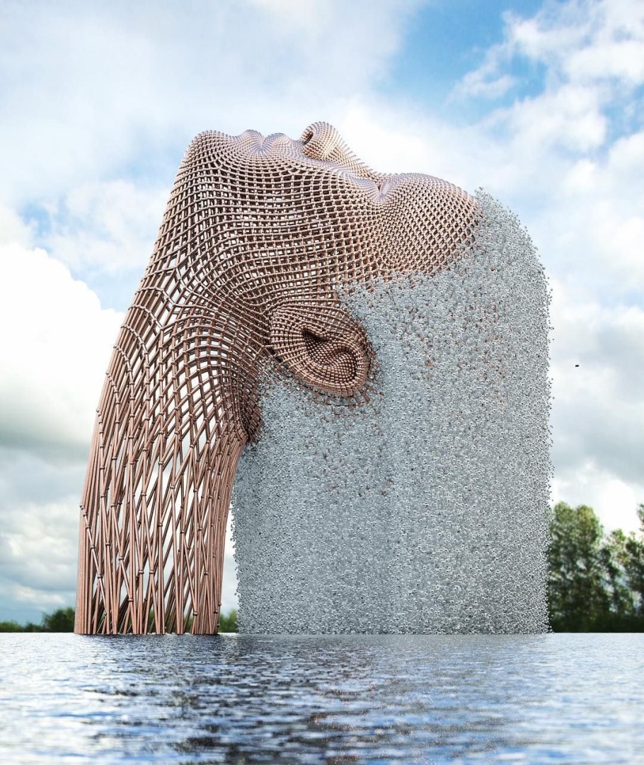 Скульптуры из металлолома