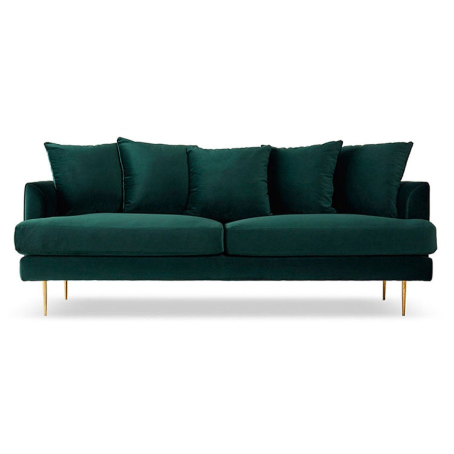 Диван темно зеленый велюр