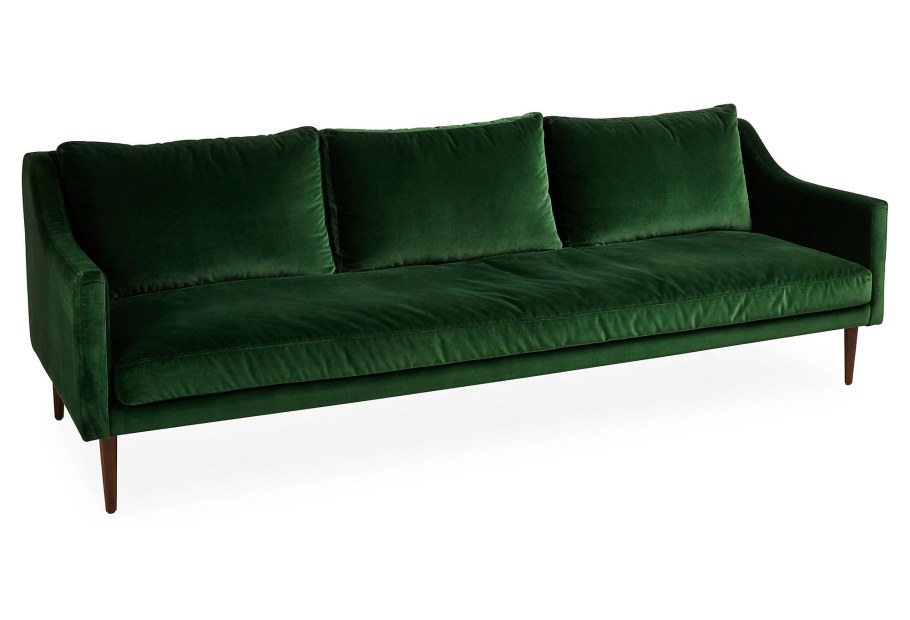 Кушетка зеленая