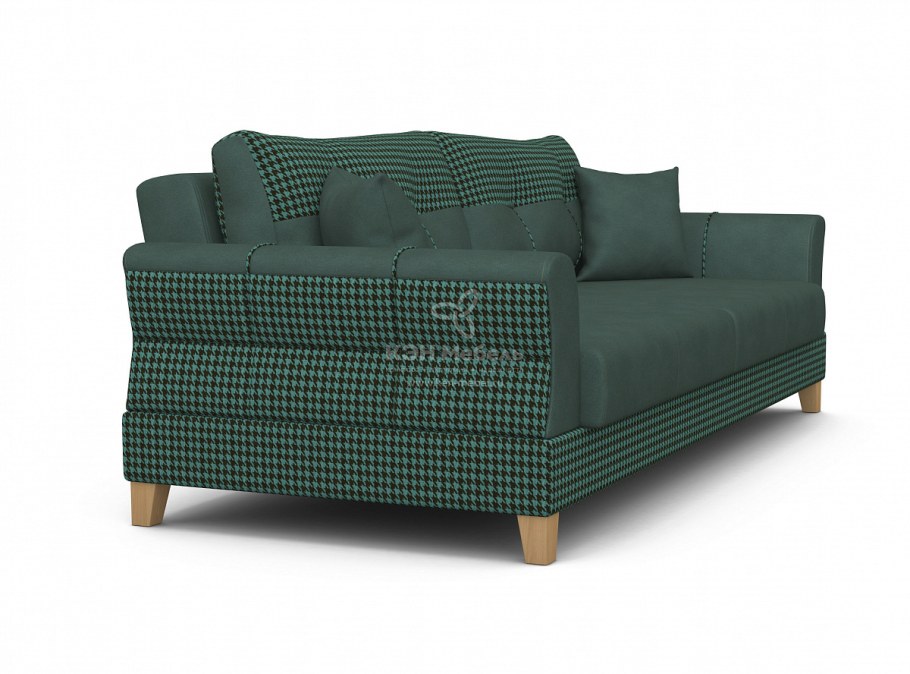 Диван Бартон изумрудном цвете