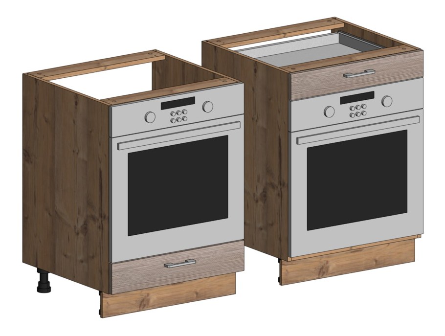 Шкаф под духовой шкаф 60х60 860мм