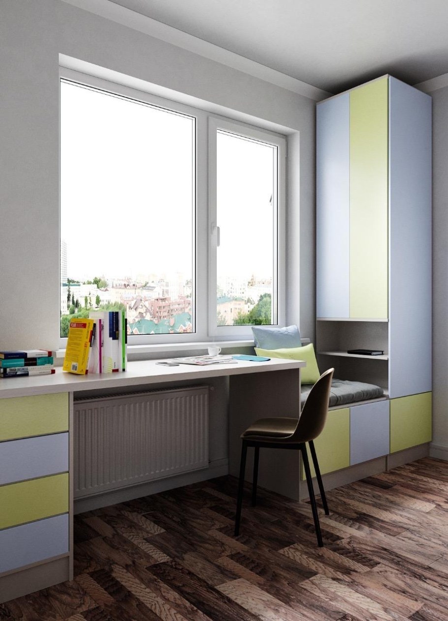 Стенка вокруг окна