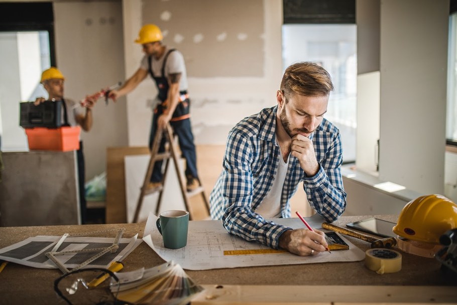 Стройка коттеджа