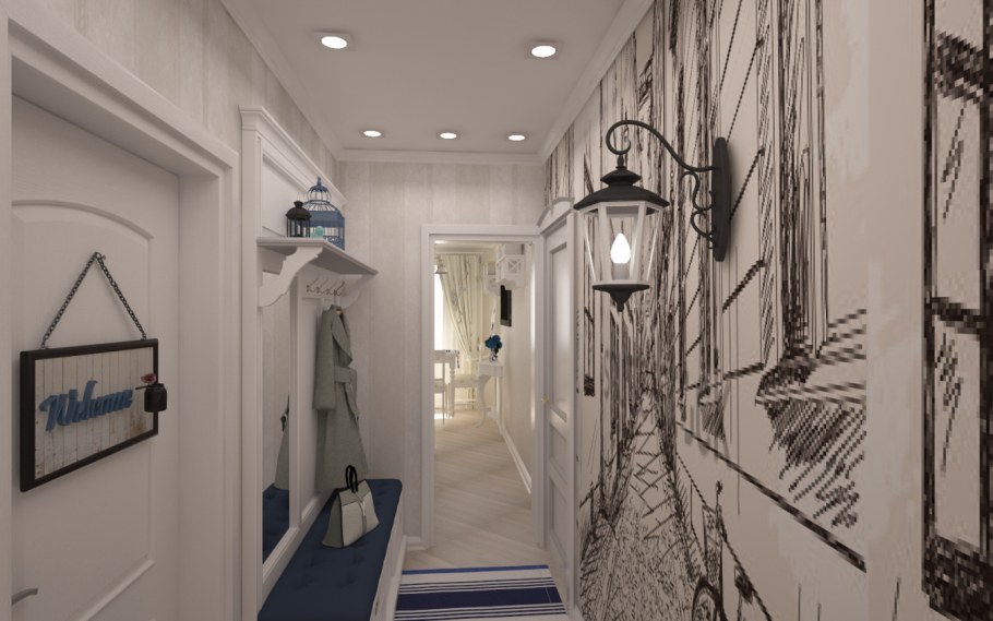 Фотообои в прихожую