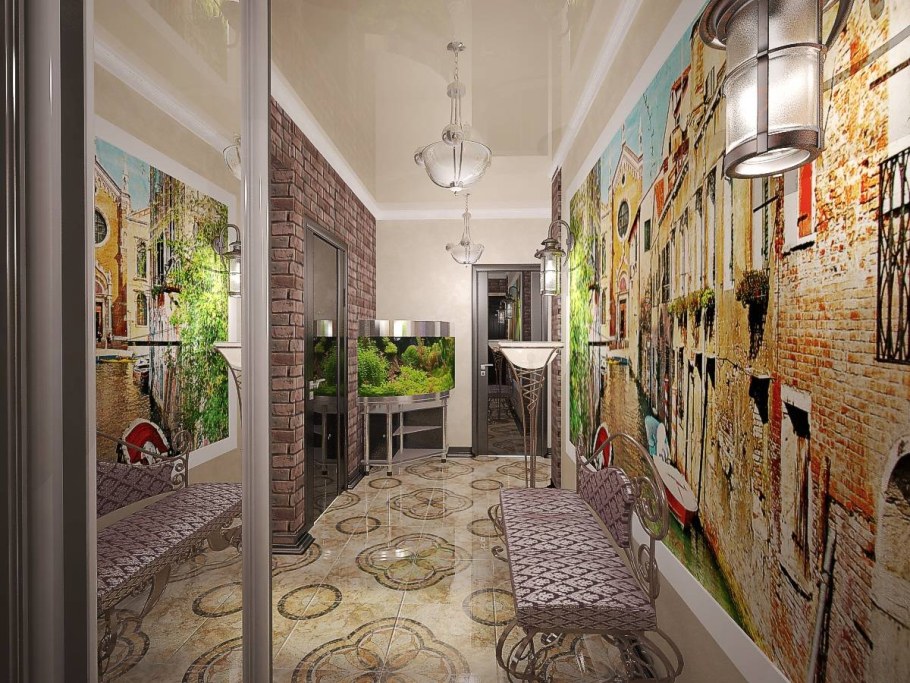 Прихожая в городском стиле